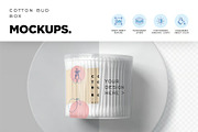 Cotton Bud Box Mockups, a Product Mockup by megostudi0 (Thumbnail 6 of 7)