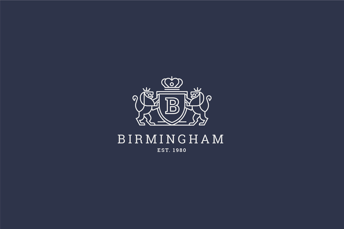 Letter B - Heraldry, Lion Logo, a Branding & Logo Template by Kaligra.co (Photo 5 of 6)