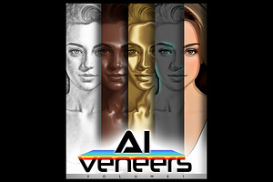 Veneers - Photoshop FX for AI images, an Action Add-On by Pencil Pixels