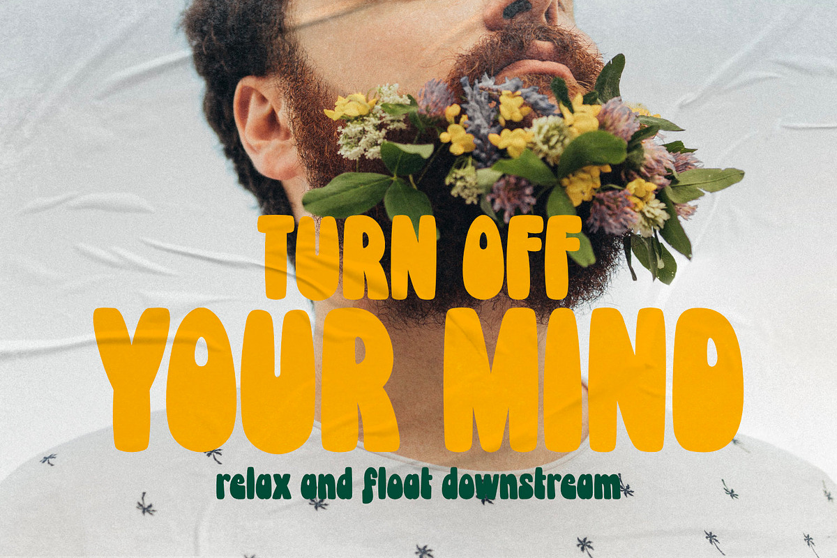 Magical Tours - Psychedelic Type, a Sans Serif Font by ikiiko (Photo 2 of 7)