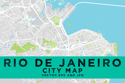 Rio de Janeiro city map