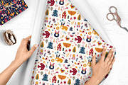 Scandinavian Christmas collection, an Animal Illustration by MoleskoStudio (Thumbnail 15 of 17)