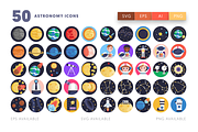 50 Astronomy Icons, an Icon by Dighital (Thumbnail 2 of 10)