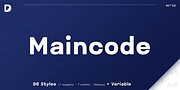 Maincode, a Sans Serif Font by Par Défaut (Thumbnail 1 of 7)