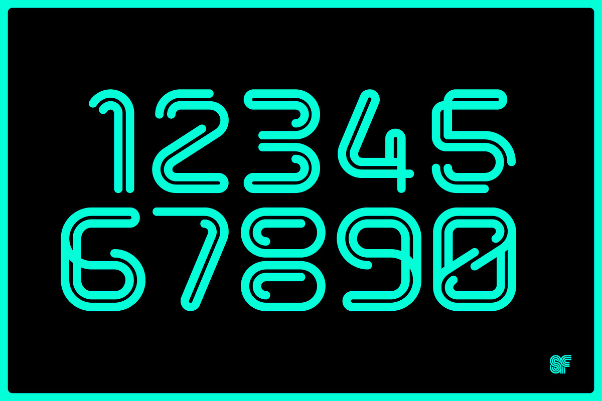 NEON | Display | 2 Styles | 1 Font, a Sans Serif Font by Superfried Font Shop (Photo 2 of 8)