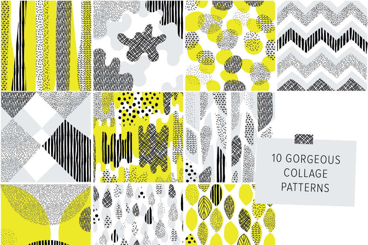 OVERLAP Pattern Bundle, a Pattern Graphic by Anugraha Design (Photo 6 of 7)