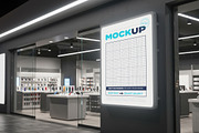 Shopping Store Sign Mockups, a Product Mockup by Luuqas Design (Thumbnail 1 of 4)