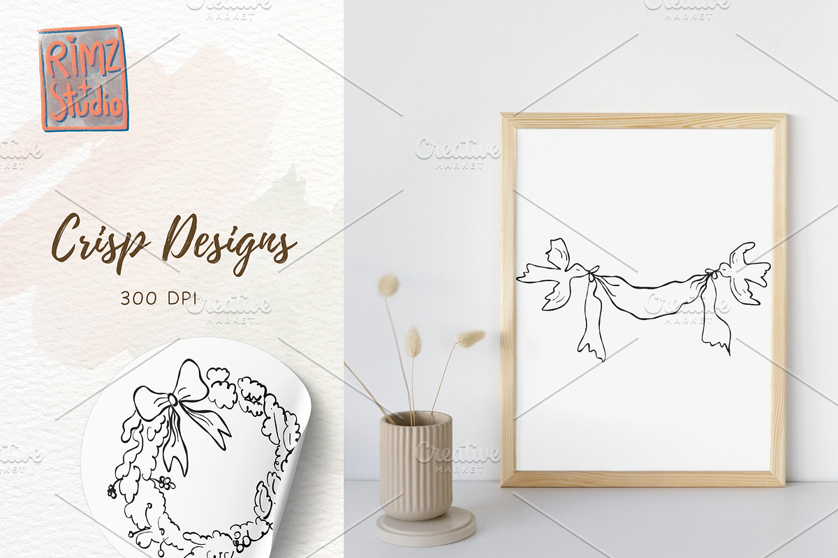 Hand-Drawn Christmas Doodle SVG PNG, a Seasonal Illustration by RimzStudio (Photo 10 of 11)