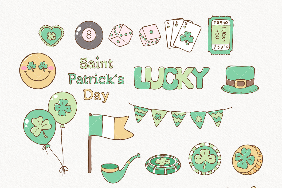 St. Patrick Animals Clipart Bundle, a Seasonal Illustration by TitaLivingArt (Photo 5 of 10)