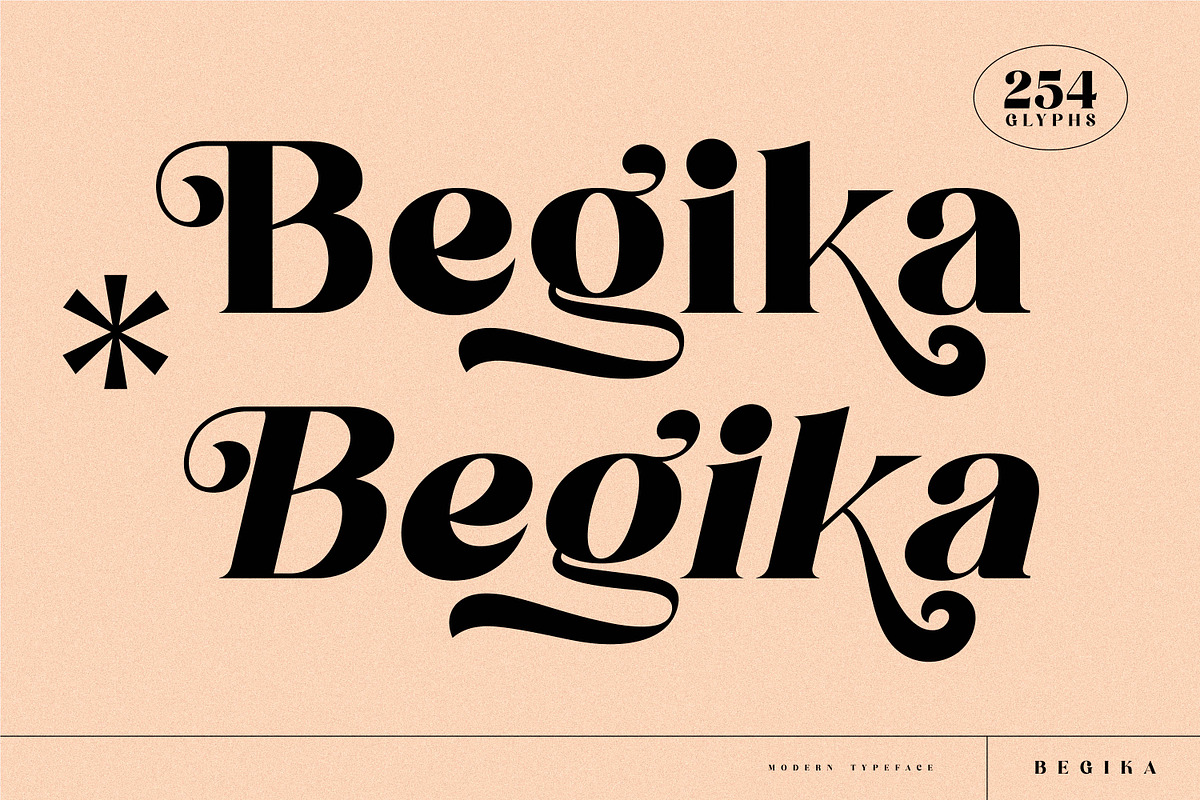 Begika Modern and Classy Serif Font, a Script Font by Storytype Studio (Photo 2 of 11)