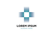 Medical Cross Tech Symbol Logo, a Branding & Logo Template by Buqancreative (Thumbnail 1 of 2)