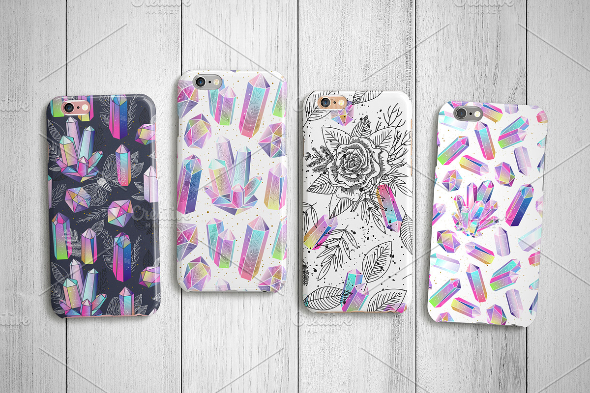 Crystals, a Decorative Illustration by Marina Demidova (Photo 5 of 5)