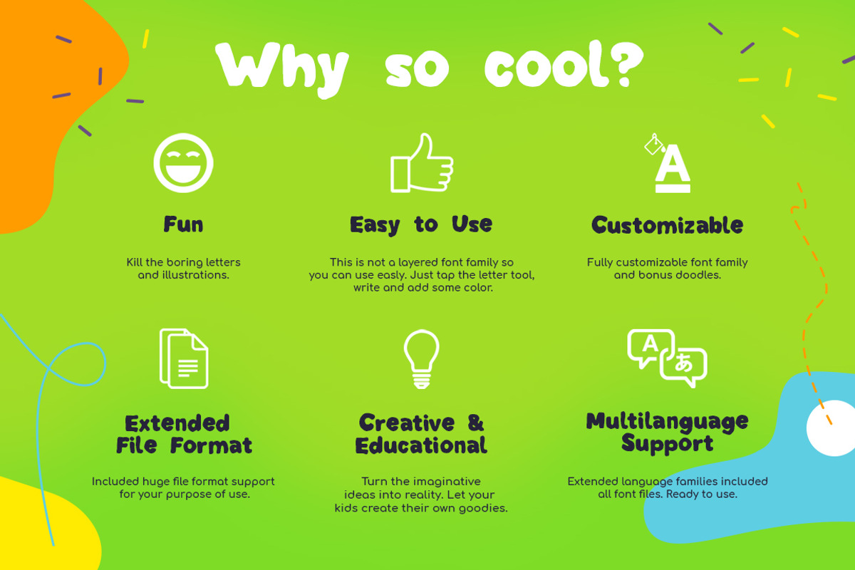 DinoType Educational Font Family, a Script Font by Yasir Ekinci (Photo 2 of 12)