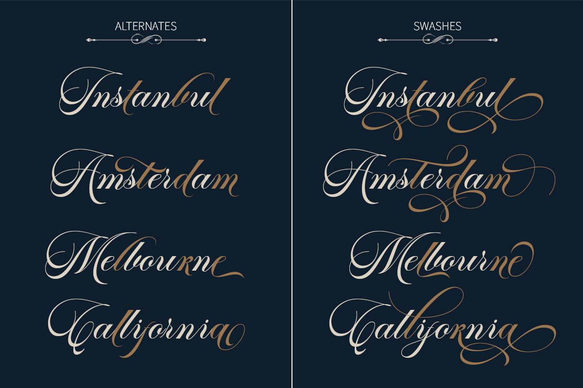 Pagoda, a Script Font by HKL Studio (Photo 3 of 5)