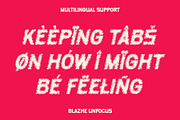 Blazhe Unfocus, a Sans Serif Font by Craft Supply Co. (Thumbnail 4 of 8)