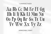 Arnoira, a Serif Font by Rahagita Studio (Thumbnail 9 of 11)