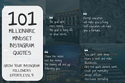 101 Rich Mindset Instagram Quotes, a Graphic by Character (Thumbnail 1 of 3)