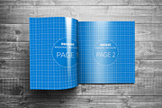 Square Magazine / Brochure Mock-Ups, a Print Template by Kongkow (Thumbnail 2 of 7)