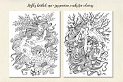 Magic Unicorn and Princess, an Animal Illustration by Samiramay (Thumbnail 4 of 6)