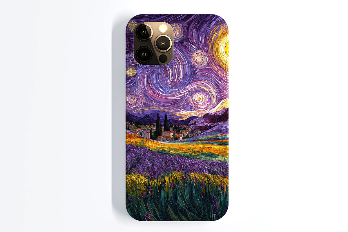 Starry Lavender Field Illustration, a Decorative Illustration by Housui Patterns (Photo 9 of 12)
