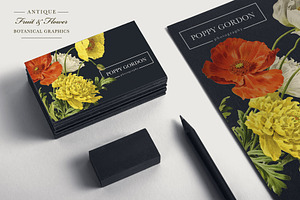 Antique Fruit & Flowers Graphics