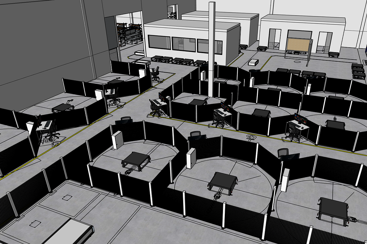 3D Factory Floor Model - Industrial, an Architecture 3D Model by Arthitecture Home (Photo 3 of 3)