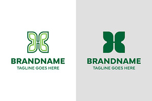 Letter H Nature Logo Set, a Branding & Logo Template by Pray Art Design Studio
