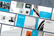 BLUEZ - Powerpoint Template, a Presentation Template by Pixelz Studio (Thumbnail 1 of 10)