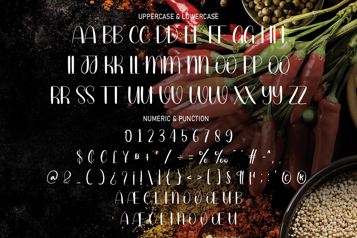 Hot Food | Script Font, a Script Font by Scratchones (Photo 6 of 7)