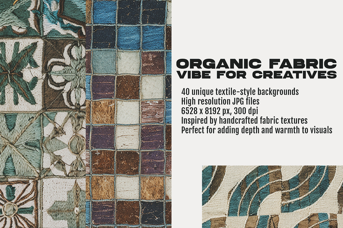 Terra Fabric: 40 Decorative Textures, a Texture Graphic by Megan Aili Designs (Photo 2 of 13)