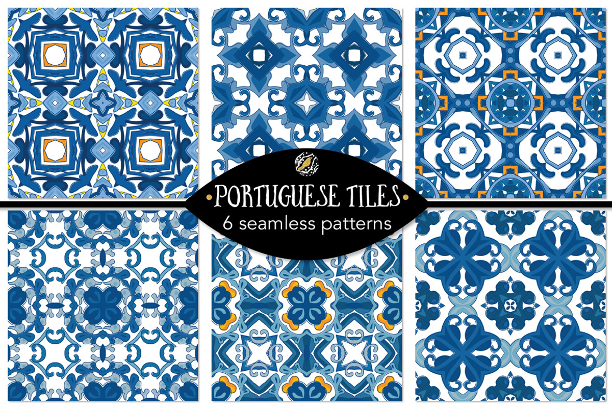 Set 97 - 6 Seamless Patterns, a Pattern Graphic by Little Bird (Photo 1 of 6)