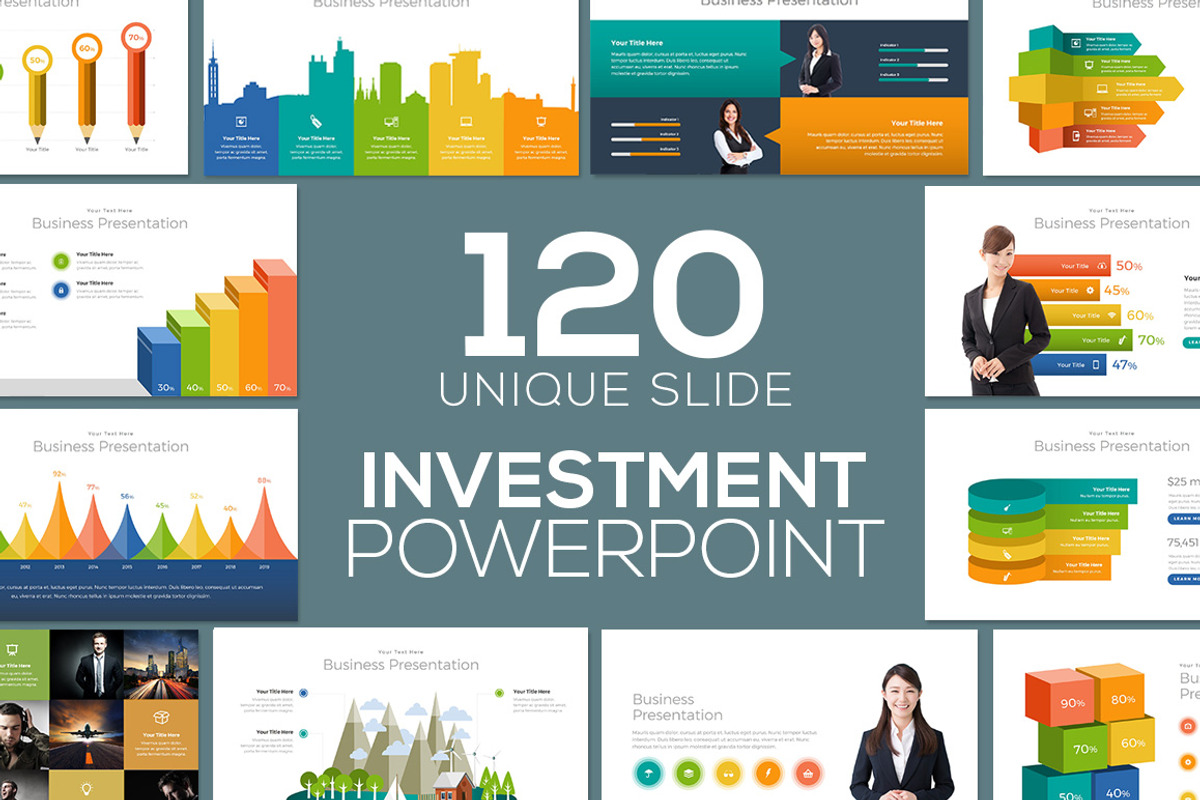 Investment Powerpoint, a Presentation Template by binangkit (Photo 1 of 17)