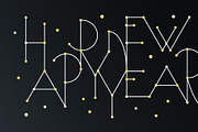 2027 Happy New Year white and golden, a Seasonal Illustration by sceptical cactus (Thumbnail 3 of 3)