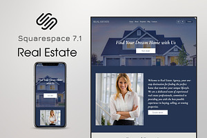 Real Estate Squarespace Template