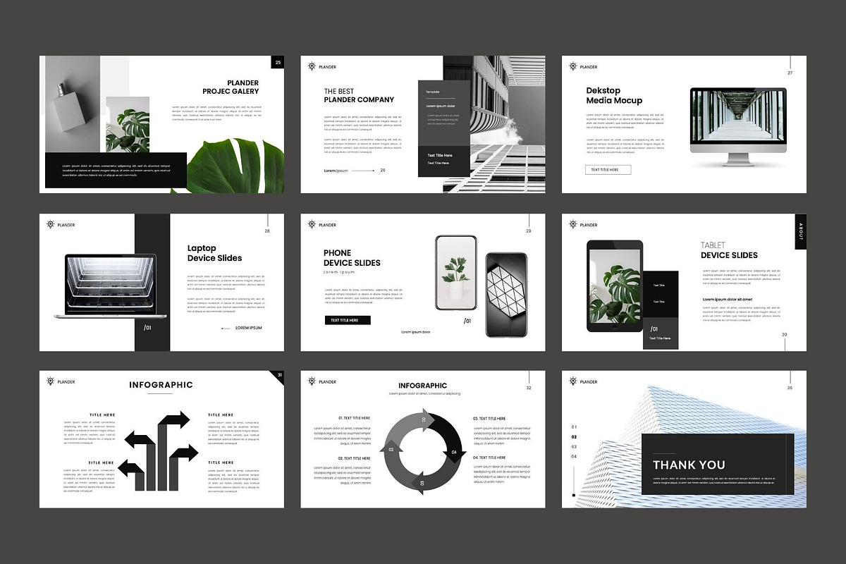 PLANDER  Minimal Keynote Template, a Presentation Template by Rizki Herdian (Photo 5 of 5)
