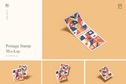 Postage Stamp Mockup, a Product Mockup by FathirMarz (Thumbnail 1 of 10)