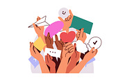 Public social opinions concept set, a Person Illustration by Good Studio (Thumbnail 5 of 5)
