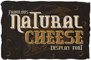 Natural Cheese font, a Font by Heather_insane (Thumbnail 1 of 5)