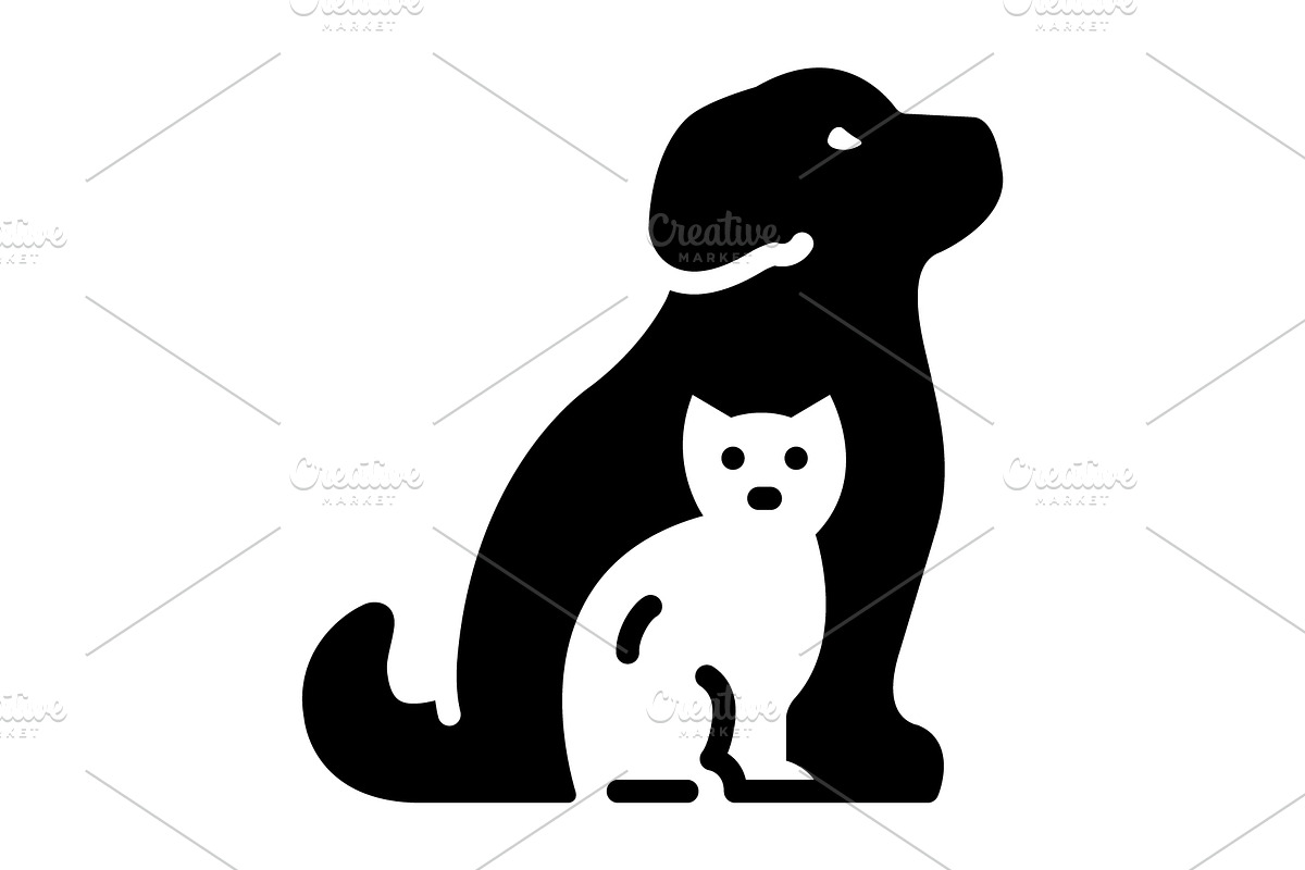Pets tamed solid icon, a Solid Icon by Creative priyanka