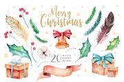 Christmas floral collection, an Animal Illustration by Peace ART (Thumbnail 4 of 6)