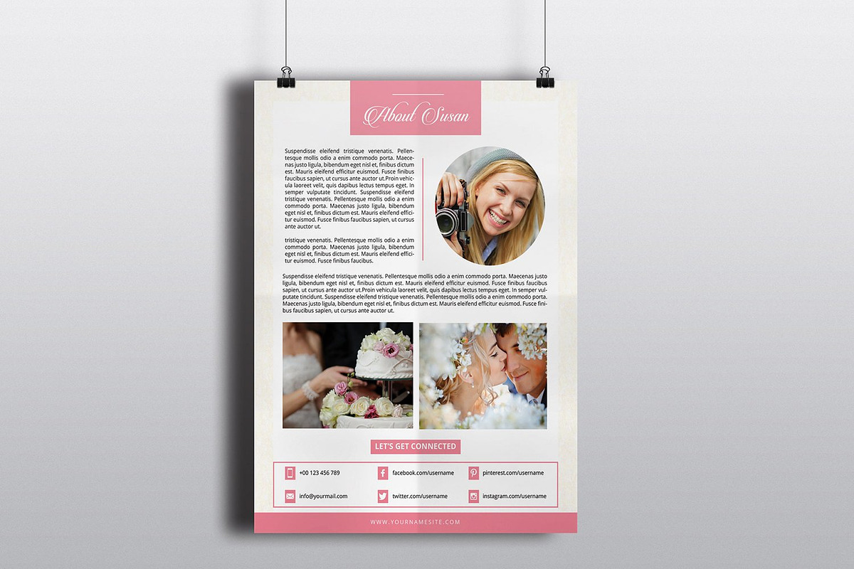 Photographer About Me Page Template, a Flyer Template by Template Shop (Photo 3 of 3)