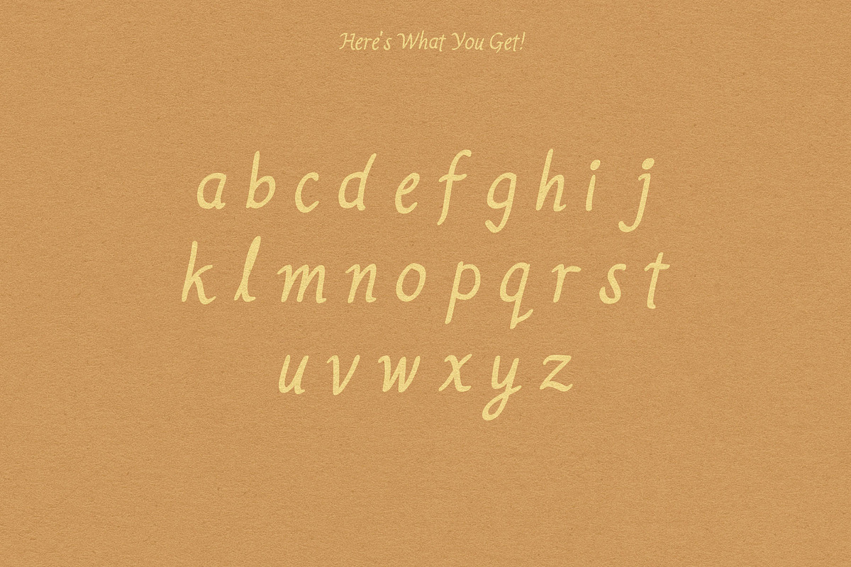 Butter - A Simple, Handwritten Font, a Handwritten Font by Eric Pond Designs (Photo 4 of 5)