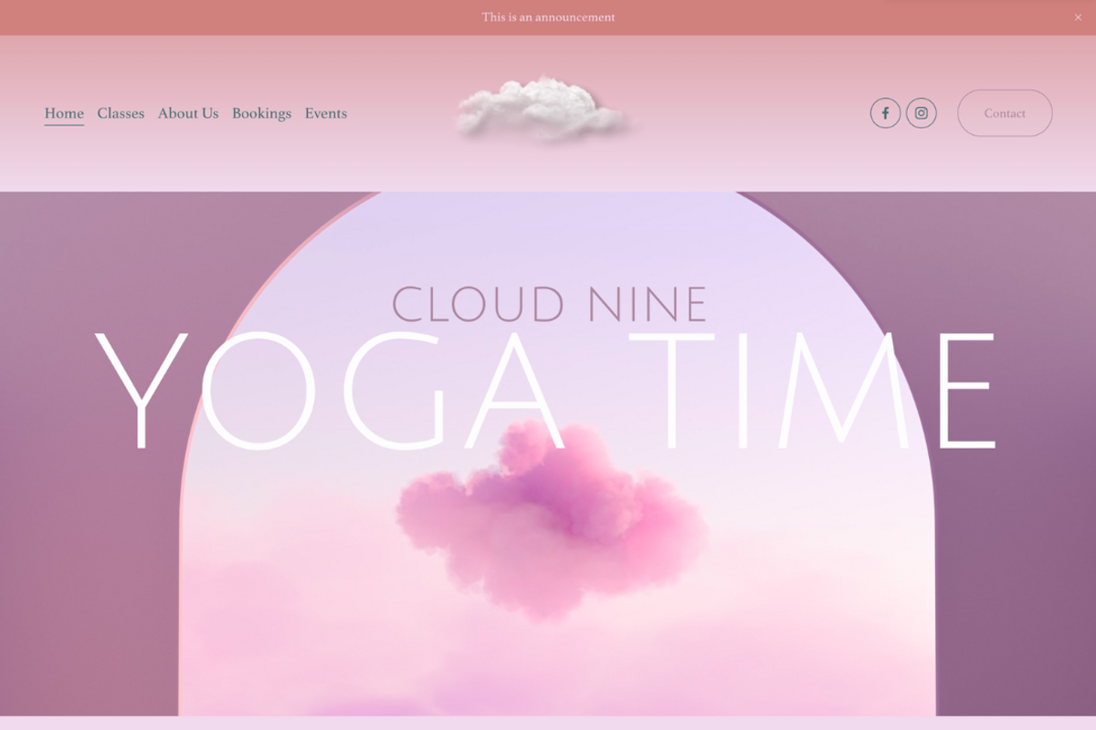 Cloud Nine 7.1 Squarespace Template, a Squarespace Template by Coral June Designs