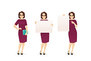 Business mature woman kit, a Technology Illustration by Volha Hlinskaya (Thumbnail 6 of 9)