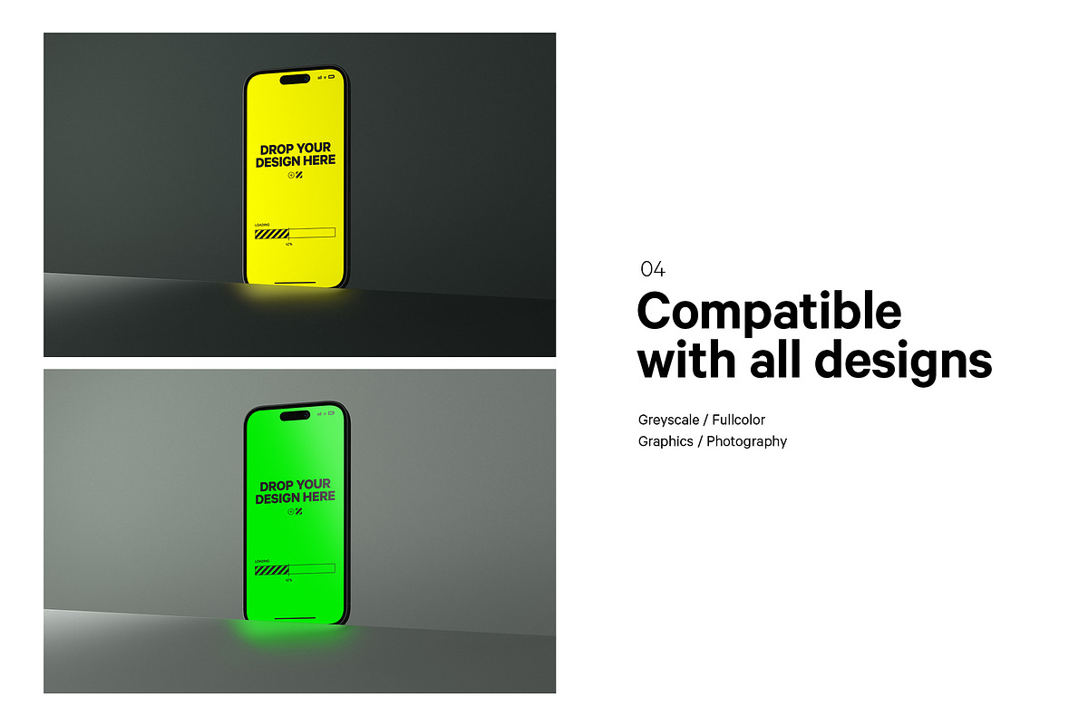 iPhone 14 Pro Mockup, an iPhone Mockup by HAZARD MOCKUPS (Photo 5 of 9)