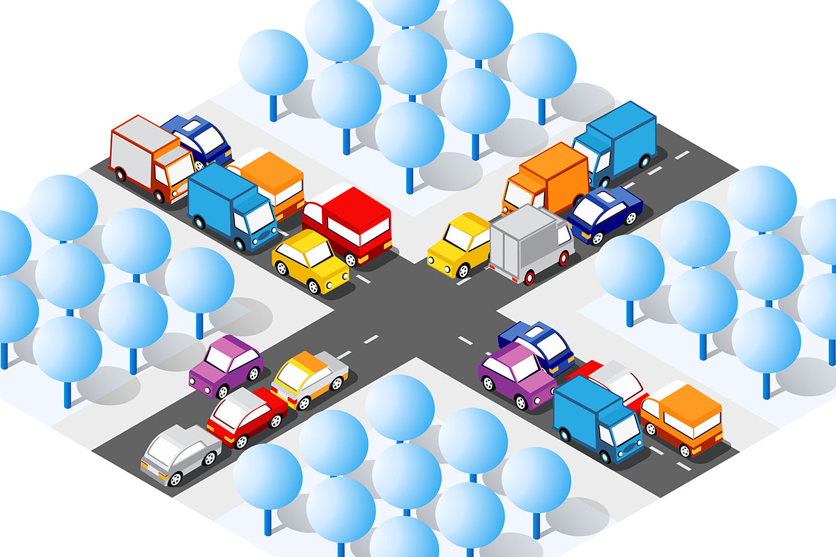 Isometric city constructor, a Graphic by AlexZeL (Photo 6 of 16)