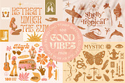 Retro Vibes Graphics Bundle 70% OFF, a Graphic by Ayya Studio (Thumbnail 1 of 60)