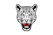 Roaring Cheetah Head Vector, an Animal Illustration by Atlantis X Nurman Arbai (Thumbnail 2 of 3)