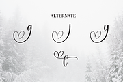 Winterly | Script Font, a Handwritten Font by Scratchones (Thumbnail 8 of 9)