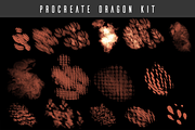 Procreate Dragon Brush Kit, a Brush Add-On by Extreme Brushes (Thumbnail 3 of 3)
